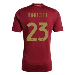Maillot de Foot AS Roma Mancini #23 2024-25 Domicile Homme