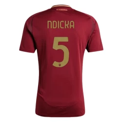 Maillot de Foot AS Roma Ndicka #5 2024-25 Domicile Homme