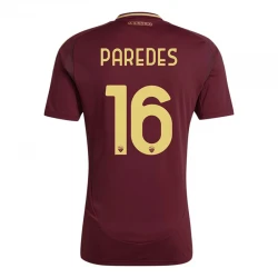 Maillot de Foot AS Roma Paredes #16 2024-25 Domicile Homme