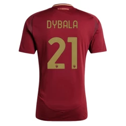 Maillot de Foot AS Roma Paulo Dybala #21 2024-25 Domicile Homme