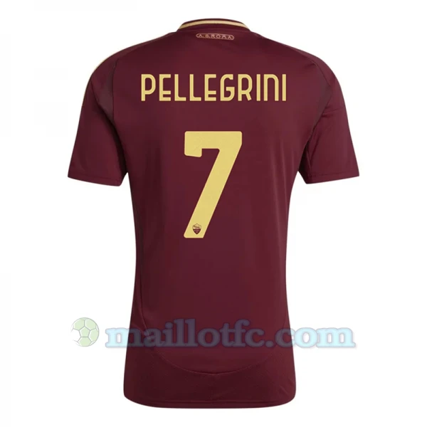 Maillot de Foot AS Roma Pellegrini #7 2024-25 Domicile Homme