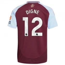 Maillot de Foot Aston Villa Digne #12 2024-25 Domicile Homme