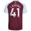 Maillot de Foot Aston Villa J. Ramsey #41 2024-25 Domicile Homme