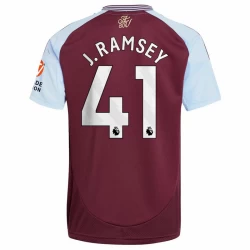 Maillot de Foot Aston Villa J. Ramsey #41 2024-25 Domicile Homme