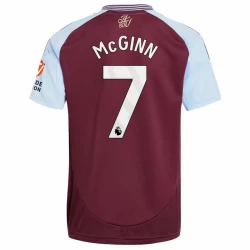 Maillot de Foot Aston Villa Mcginn #7 2024-25 Domicile Homme