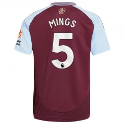 Maillot de Foot Aston Villa Mings #5 2024-25 Domicile Homme