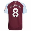 Maillot de Foot Aston Villa Tielemans #8 2024-25 Domicile Homme