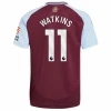 Maillot de Foot Aston Villa Watkins #11 2024-25 Domicile Homme