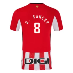 Maillot de Foot Athletic Club Bilbao O.Sancet #8 2024-25 Domicile Homme