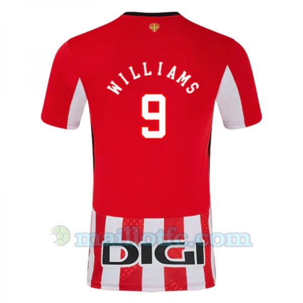 Maillot de Foot Athletic Club Bilbao Williams #9 2024-25 Domicile Homme