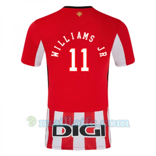 Maillot de Foot Athletic Club Bilbao Williams JR #11 2024-25 Domicile Homme