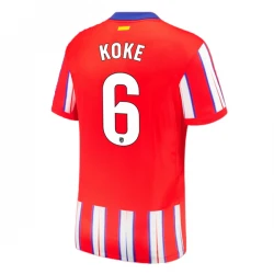 Maillot de Foot Atlético Madrid Koke #6 2024-25 Domicile Homme