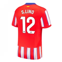 Maillot de Foot Atlético Madrid S.Lino #12 2024-25 Domicile Homme