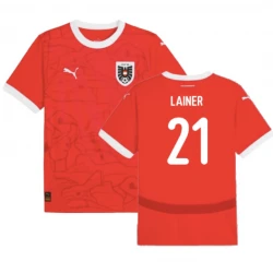 Maillot de Foot Autriche Lainer #21 Euro 2024 Domicile Homme