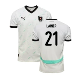 Maillot de Foot Autriche Lainer #21 Euro 2024 Extérieur Homme