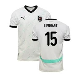 Maillot de Foot Autriche Lienhart #15 Euro 2024 Extérieur Homme