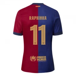 Maillot de Foot Barça Raphinha #11 2024-25 Domicile Homme