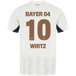 Maillot de Foot Bayer 04 Leverkusen 2024-25 Florian Wirtz #10 Extérieur Homme