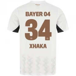 Maillot de Foot Bayer 04 Leverkusen 2024-25 Granit Xhaka #34 Extérieur Homme