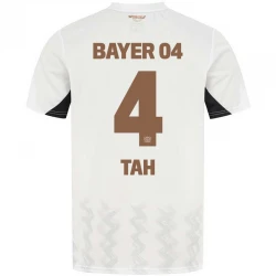 Maillot de Foot Bayer 04 Leverkusen 2024-25 Tah #4 Extérieur Homme