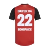 Maillot de Foot Bayer 04 Leverkusen Boniface #22 2024-25 Domicile Homme