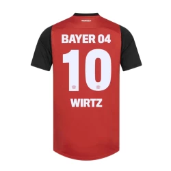 Maillot de Foot Bayer 04 Leverkusen Florian Wirtz #10 2024-25 Domicile Homme