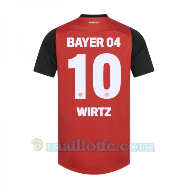 Maillot de Foot Bayer 04 Leverkusen Florian Wirtz #10 2024-25 Domicile Homme