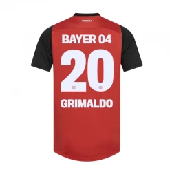 Maillot de Foot Bayer 04 Leverkusen Grimaldo #20 2024-25 Domicile Homme