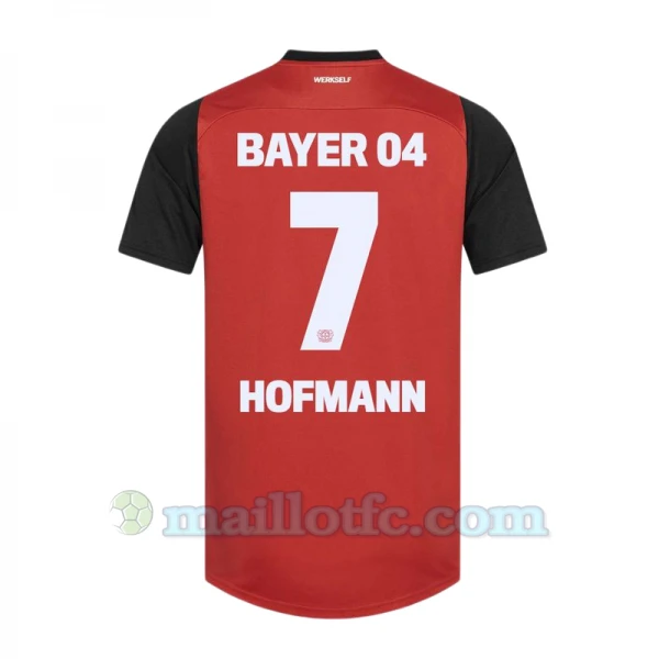 Maillot de Foot Bayer 04 Leverkusen Hofmann #7 2024-25 Domicile Homme