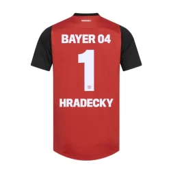 Maillot de Foot Bayer 04 Leverkusen Hradecky #1 2024-25 Domicile Homme