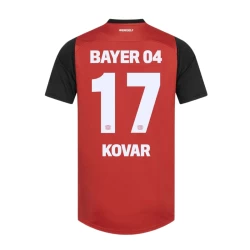 Maillot de Foot Bayer 04 Leverkusen Kovar #17 2024-25 Domicile Homme