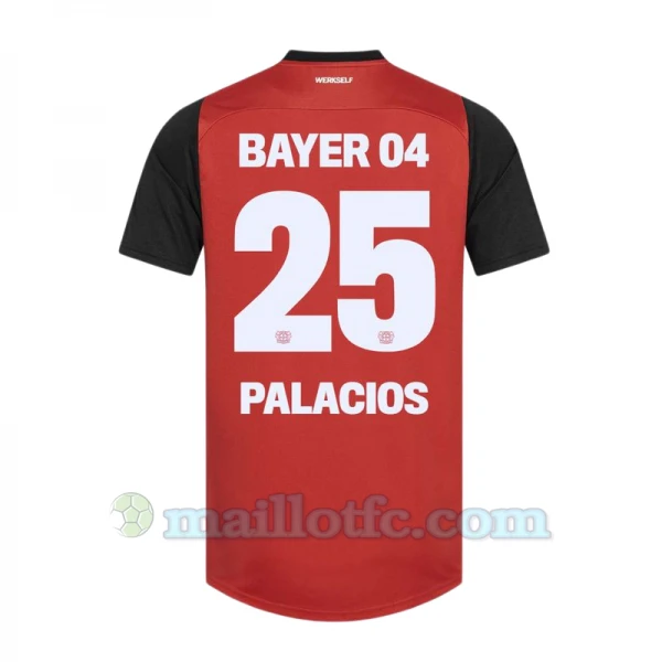 Maillot de Foot Bayer 04 Leverkusen Palacios #25 2024-25 Domicile Homme