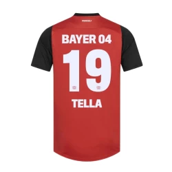 Maillot de Foot Bayer 04 Leverkusen Tella #19 2024-25 Domicile Homme
