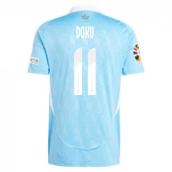 Maillot de Foot Belgique Doku #11 Euro 2024 Extérieur Homme