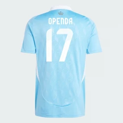 Maillot de Foot Belgique Openda #17 Euro 2024 Extérieur Homme