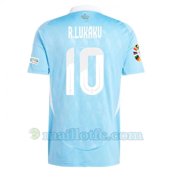 Maillot de Foot Belgique R. Lukaku #10 Euro 2024 Extérieur Homme