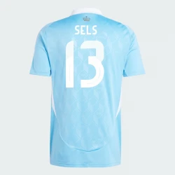 Maillot de Foot Belgique Sels #13 Euro 2024 Extérieur Homme