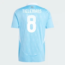 Maillot de Foot Belgique Tielemans #8 Euro 2024 Extérieur Homme