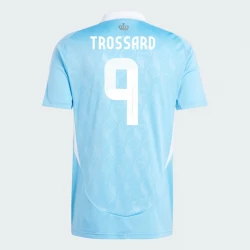 Maillot de Foot Belgique Trossard #9 Euro 2024 Extérieur Homme