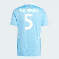 Maillot de Foot Belgique Vertonghen #5 Euro 2024 Extérieur Homme