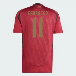 Maillot de Foot Belgique Yannick Carrasco #11 Euro 2024 Domicile Homme