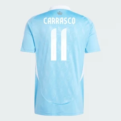 Maillot de Foot Belgique Yannick Carrasco #11 Euro 2024 Extérieur Homme