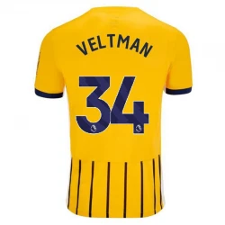 Maillot de Foot Brighton Hove Albion 2024-25 Veltman #34 Extérieur Homme