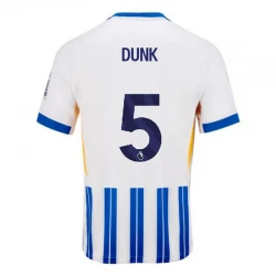 Maillot de Foot Brighton Hove Albion Dunk #5 2024-25 Domicile Homme