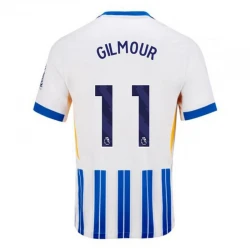 Maillot de Foot Brighton Hove Albion Gilmour #11 2024-25 Domicile Homme