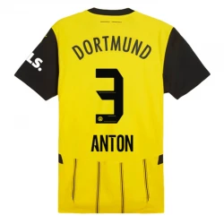 Maillot de Foot BVB Borussia Dortmund Anton #3 2024-25 Domicile Homme