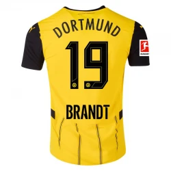 Maillot de Foot BVB Borussia Dortmund Brandt #19 2024-25 Domicile Homme