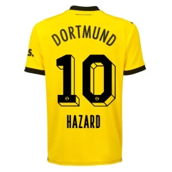 Maillot de Foot BVB Borussia Dortmund Eden Hazard #10 2023-24 Domicile Homme