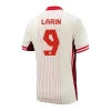 Maillot de Foot Canada Larin #9 Copa America 2024 Extérieur Homme