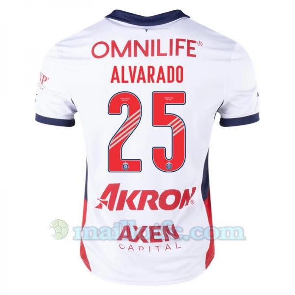 Maillot de Foot CD Guadalajara 2024-25 Alvarado #25 Extérieur Homme